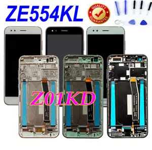For Asus ZenFone 4 ZE554KL Z01KD SD660 LCD Touch Screen Digitizer Assembly+Frame - Picture 1 of 8
