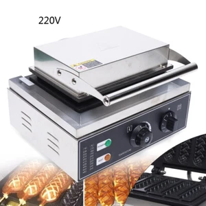 1500 Watt Profi Edelstahl Waffeleisen Waffeln Am Stiel Waffelsticks Corn Dogs - Bild 1 von 16