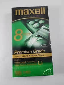 VHS Sealed Blank Maxell T 160 Premium Grade 8 Hrs Superior Sound Picture Quality - Picture 1 of 6