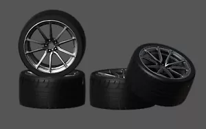 Vossen VFS-1 WHEELS 1/87 1/64 1/43 1/32 1/24 1/18 1/12 HOT Lamborghini Porsche - Picture 1 of 2