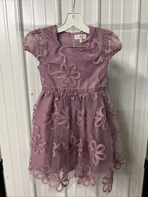 Vestido Floral Kensie Niña Ocasión Especial Niñas Lavanda Tul Talla 7 Nuevo con Etiquetas Foto 1 de 4