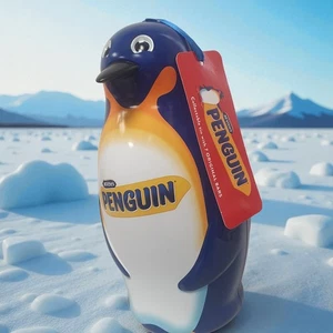 Premium Pinguin Keksdose 7 Riegel | Sammlerstück Neuheit Aufbewahrung Geschenkbox - Bild 1 von 13