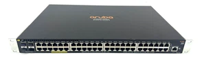 HP HPE Aruba 2540 JL357A 48G PoE - 48 Port Gigabit Ethernet Switch 4 SFP+ PSU (B - Picture 1 of 10