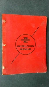 Bucyrus-Erie Instruction Manual Vintage Equipment Reference Guide - Picture 1 of 2