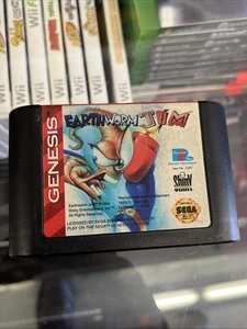 Earthworm Jim - Sega Genesis lose Cartridge 1994 - Bild 1 von 5