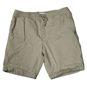 Pantalones Cortos Old Navy 100% Algodón Rayas Cordón Elástico Cintura Bolsillos Gris M - Imagen 1 de 15