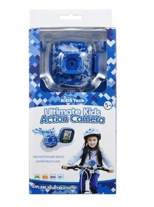 Vivitar Kids Tech Ultimate Kids Action Camera Blue Water Proof - New! - Picture 1 of 9