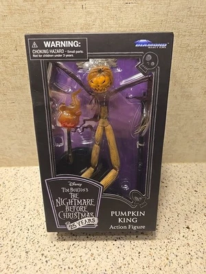 Figura de acción Pesadilla antes de Navidad 25 años Rey Calabaza Diamond Select Foto 1 de 4