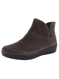FitFlop Womens Supermod Suede Leather Ankle Boot II Shoes, Chocolate, US 5 - Picture 1 of 3