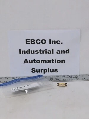 AMPHENOL-117  DB15S MALE 15-Pin D-SUB, DA15PU PCB Mount - Image 1 of 4