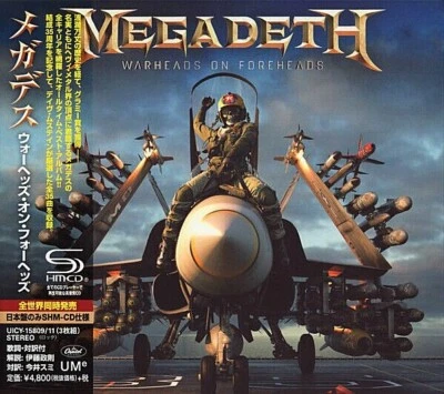 Megadeth SEALED NEW 3 CD(SHM-CD) Warheads On Foreheads Compi. Digipak Japan OBI - Image 1 of 2
