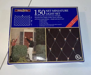 Christmas Decorate Net Light Set Lights Clear Color 150 Lights 6'x4' Brand New - Picture 1 of 10