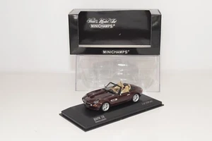 A47 1:43 MINICHAMPS 431 028731 BMW Z8 CABRIOLET 1999 BRUNA ROSSO METALLIZZATO... - Foto 1 di 13