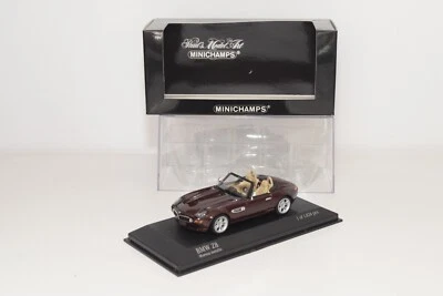 A47 1:43 MINICHAMPS 431 028731 BMW Z8 CABRIOLET 1999 BRUNA ROSSO METALLIZZATO... - Immagine 1 di 4