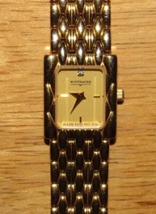 Elegante Reloj Wittnauer Damas Tono Dorado Con Cristal de Zafiro y Batería Nueva - Imagen 1 de 6