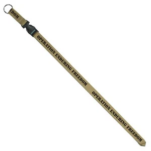 OPERATION ENDURING FREEDOM OPE KHAKI LANYARD - Picture 1 of 1