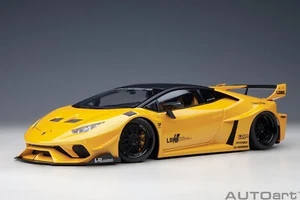 LIBERTY WALK LB SILHOUETTE LAMBORGHINI HURACAN GT MET YELLOW 1:18 AUTOART 79127 - Picture 1 of 20