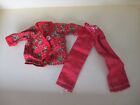 VINTAGE  BARBIE CLOTHES RED PANTS AND SHIRT  70s