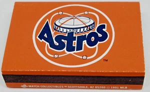 Houston Astros Major League Baseball Team FULL Matchbook / Matchbox - Picture 1 of 4