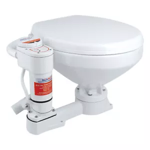 12V SEAFLO Elektrische Bootstoilette Marine Yachten Toilette Standard Basin - Bild 1 von 1