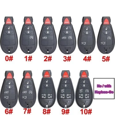 Smart Remote Key 433MHz ID46 Chip for Jeep Cherokee Commander FCC ID: M3N5WY783X - image 1 of 4