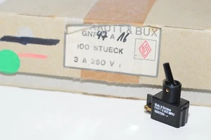 Kipp-Schalter / Ausschalter von Kautt & Bux Typ GNP47, 3 A / 250 V, Switch, NOS - Picture 1 of 7