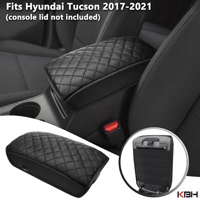Center Console Lid Armrest Cushion Cover Protector fit Hyundai Tucson 2016-2021 - Изображение 1 из 4