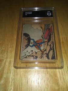 1940 Gum Inc SUPERMAN #33 The Avalanche GMA 2.5 Graded ... Rare