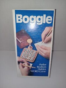 Boggle Wood Letter Cube Game Box Replacement Vintage 1976