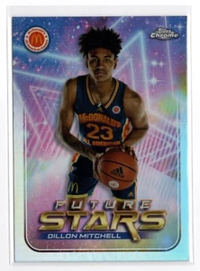 2022 Topps Chrome McDonald's DILLON MITCHELL Future Stars Refractor FS-3 Texas - Picture 1 of 2