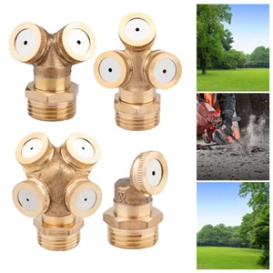 1/2" Messing Nebel Düsen Kühlsystem Wasser Sprühdüse Düse Garten Bewässerung DE - Bild 1 von 20