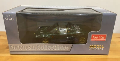 Sun Star European Coleccionables Lotus Elise 50 Aniversario Artículo Verde 1035 Nuevo  Foto 1 de 4