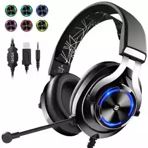EKSA E3000 Gaming Headset with RGB light - Picture 1 of 8