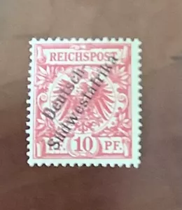 1897 German Southwest Africa Stamp 20pf - Scott 3 - Picture 1 of 2