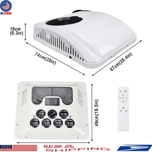 12V Rooftop Air Conditioner For RV Motorhome Caravan Truck Heat & Cool 2 in 1 - Picture 1 of 18