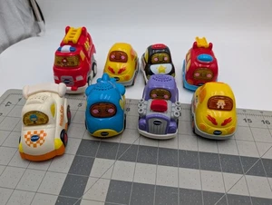 VTech Go Smart Vehicle Race Car Hot Rod Fire Truck Police Plane Lot of 8 - Picture 1 of 8