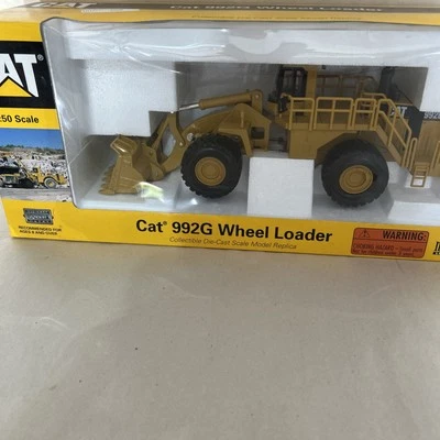 Cargador de ruedas Cat 992G escala 1:50 DieCast Norscot modelo 55115 Foto 1 de 4