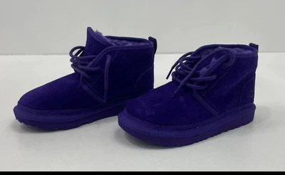 Ugg Neumel II Suede Chukka Purple Boots Toddlers Size 3 (S/N 1017320K)  - Image 1 of 4