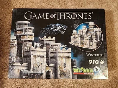 Invernalia Rompecabezas 3D Juego de Tronos Wrebbit 910 Piezas Nuevo Sellado de Fábrica Foto 1 de 4