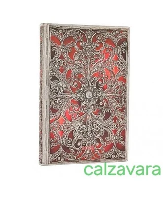 Paperblanks Agenda 2026 Settimanale 12 Mesi - Mini cm 10x14 - Granato - Immagine 1 di 3
