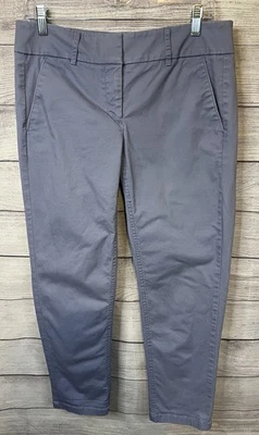 Jeans feminino Ann Taylor LOFT skinny tornozelo elástico cintura baixa Chico’s tamanho 6 - Imagem 1 de 4