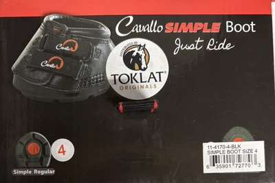 Cavallo einfache Stiefel PAAR Pferdehufschuhe - Größe 4 - normale Sohle - Bild 1 von 4