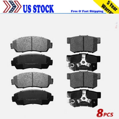 Pastilhas de freio a disco dianteiras e traseiras de cerâmica Honda CR-V para 2007 - 2016 - Imagem 1 de 4