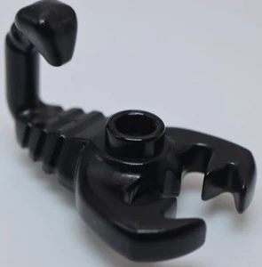 Lego 3x Black Scorpion Insect Animal - Picture 1 of 1