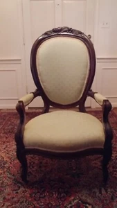 Antique Victorian Chair Armchair - Picture 1 of 4