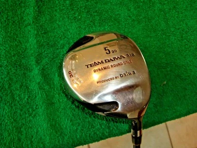 Team Daiwa 318 Dynamic Round Sole #5 Fairway Wood 20* Graphite Senior "NICE" — 第 1/4 张图片
