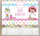 SPA PARTY Birthday Scene Setter wall mural BACKDROP 5'x3' 