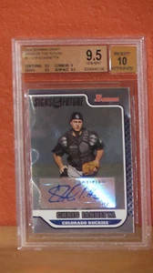 2006 Bowman Draft Signs of The Future Chris Iannetta Auto Card BGS 9.5 Auto 10. - Picture 1 of 2