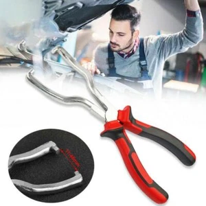 Fuel Feed Pipe Pliers Petrol Line Hose Clip Removal Disconnect Clamp Tools Red - Picture 1 of 9