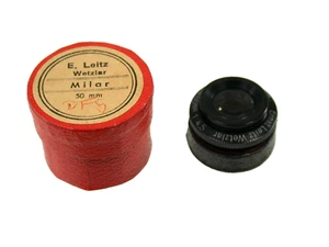 K# LEICA LEITZ Milar 4,5/50 50 mm F 4,5 apertura lupa objetivo RMS - Imagen 1 de 6